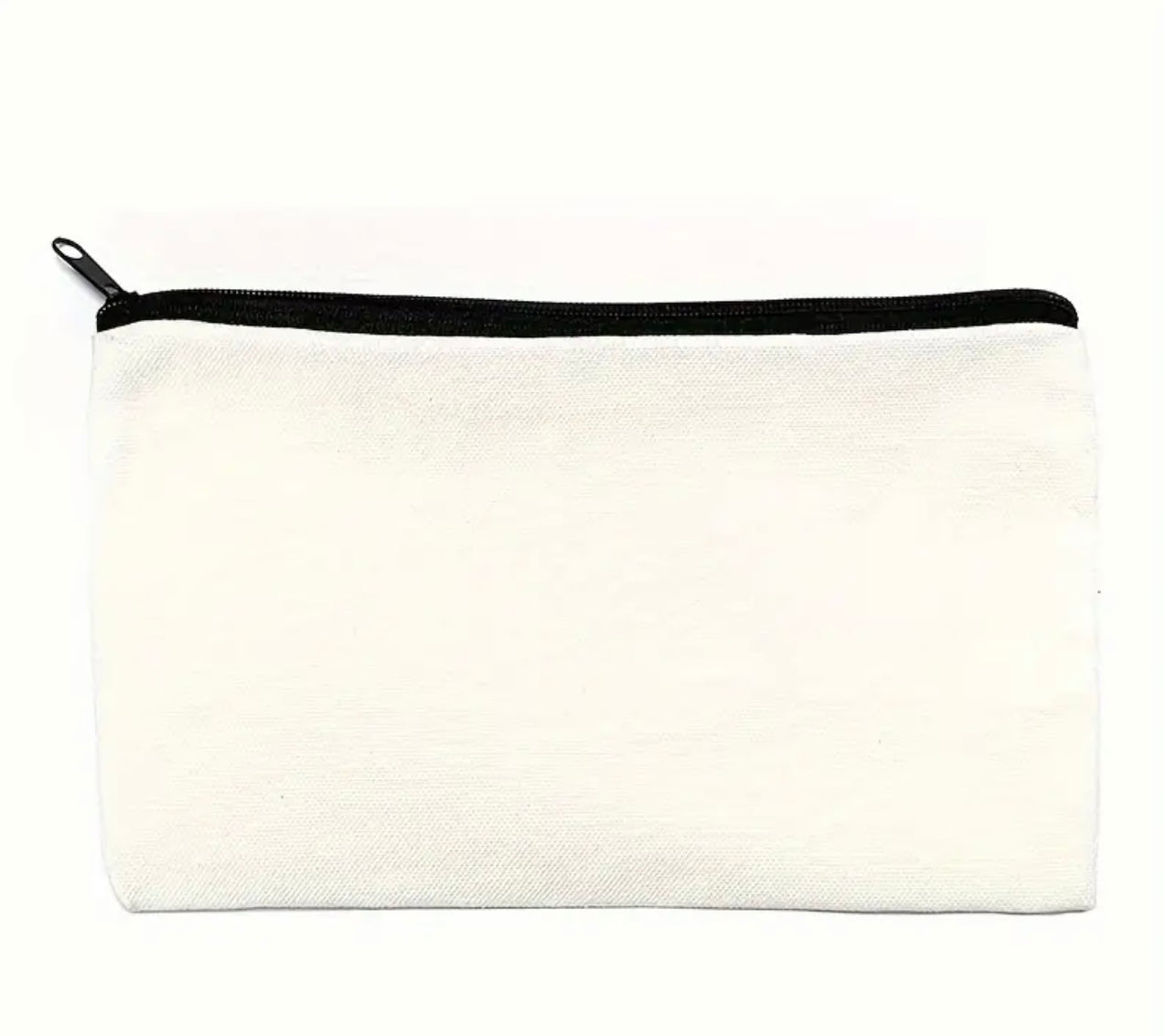 pochette en lin blanc