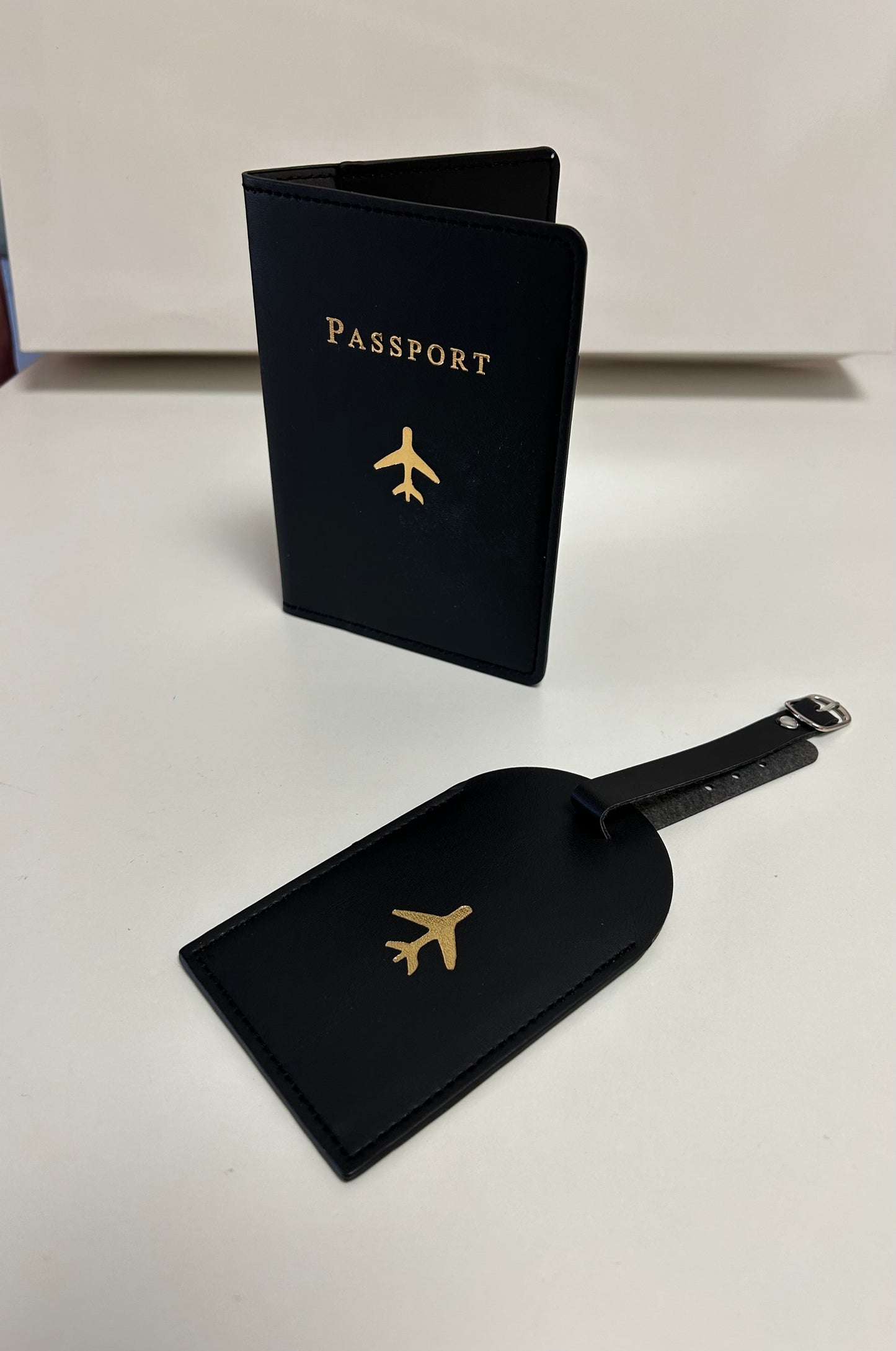 Protège passeport noir